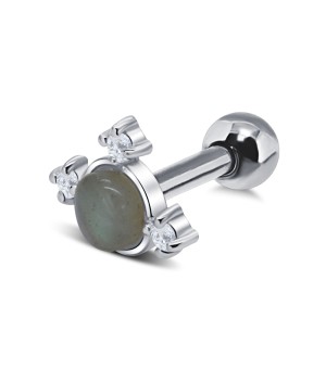 Laborite with CZ Ear Piercing TIP-2813